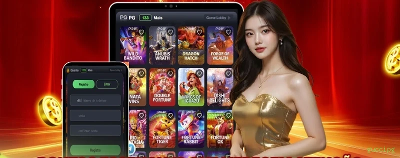 Conta guccipg sincronizada site e app